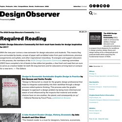 Required Reading: Design Observer