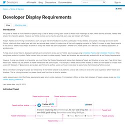 Developer Display Requirements