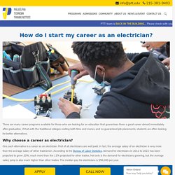 What are the requirements for starting a career as an electrician in US?