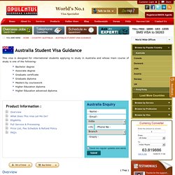 Australian Student Visa, Education, Requirements, Information