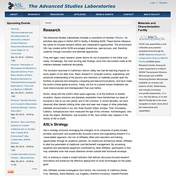 The Advanced Studies Laboratories