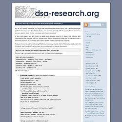 blog.dsa-research.org » Archives » Set Up a Private Cloud in 5 S