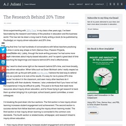 The Research Behind 20% Time