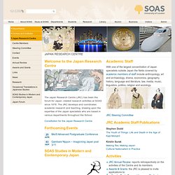 The Japan Research Centre (JRC) at SOAS