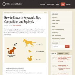 How to Research Keywords