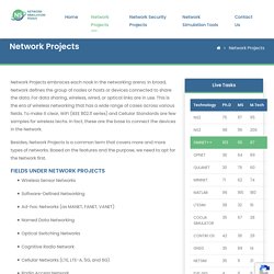 Recent Research Topics for Computer Network Projects