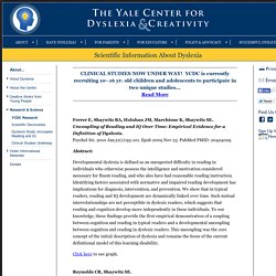 Yale Center For Dyslexia & Creativity