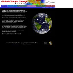 Global Climate Change: Research Explorer- The Exploratorium