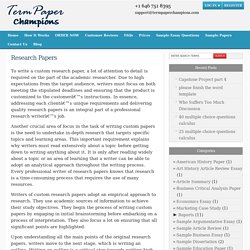 Write my Research Paper