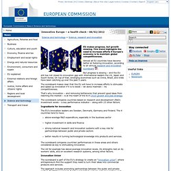 EU research & innovation scoreboard 2012