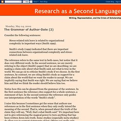 The Grammar of Author-Date (2)