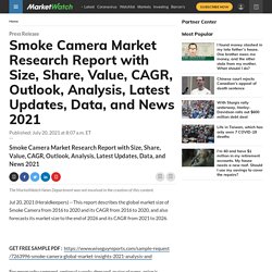 Smoke Camera Market Research Report with Size, Share, Value, CAGR, Outlook, Analysis, Latest Updates, Data, and News 2021