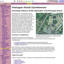 Pentagon Attack Eyewitnesses