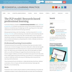 The PLP model: Research-based professional learning