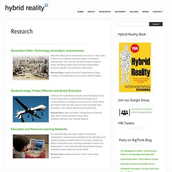Research - The Hybrid Reality Institute