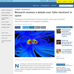 Research resolves a debate over ‘killer electrons’ in space