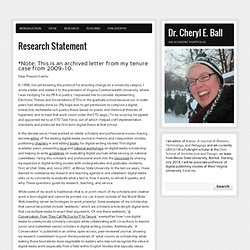 Research Statement