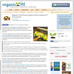 Research That Proves Organic Food Is Superior To Conventional