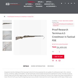 Proof Research Terminus 6.5 Creedmoor in Tactical FD