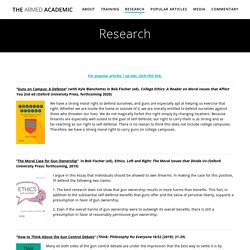 Research – The Armed Academic