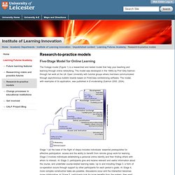 Research-to-practice models