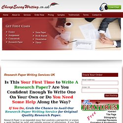 Cheap Research Paper Writing Services UK
