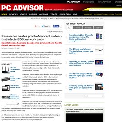Researcher creates proof-of-concept malware that infects BIOS, network cards
