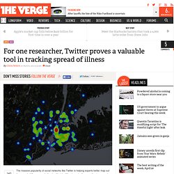 For one researcher, Twitter proves a valuable tool in tracking spread of illness