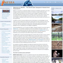 NESRA - North East Sasquatch Researchers Association