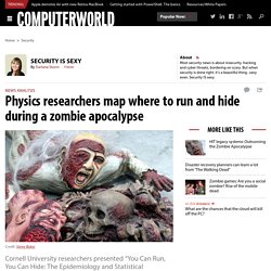 Physics researchers map where to run and hide during a zombie apocalypse