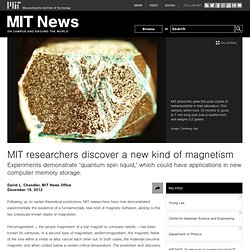 researchers discover a new kind of magnetism