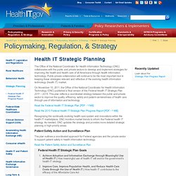Federal Health IT Strategic Plan - Overview