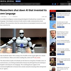 Researchers shut down AI that invented its own language