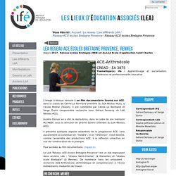 Réseau ACE écoles Bretagne Provence — LéA