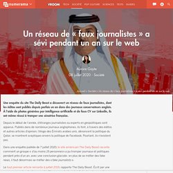 Un réseau de « faux journalistes » a sévi pendant un an sur le web