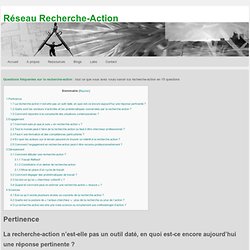Réseau Recherche-ActionRéseau Recherche-Action