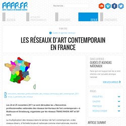 [FR] Article : "Les réseaux d'art contemporain en France" (19-05-2012)
