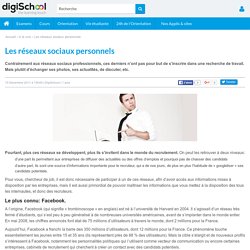 Tout ce qu'il faut savoir sur les réseaux sociaux personnels