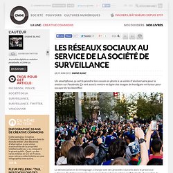 Les réseaux sociaux au service de la société de surveillance