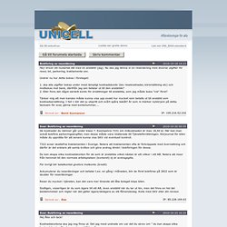 Bokföring av reseräkning - Unicell AB Bokföringsforum