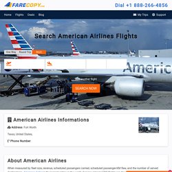 American Airlines - American Airlines Reservations - FareCopy.com