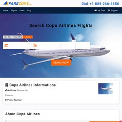 Copa Airlines - Copa Airlines Reservations - FareCopy.com