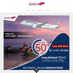 Air France Flight Online Reservations Instructions