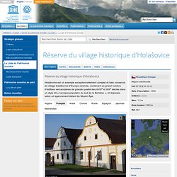 Réserve du village historique d'Holašovice