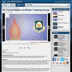 Air Force Reserve Officer Training Corps > U.S. Air Force > Fact Sheet Display