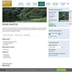 Duns Castle reserve - Scottish Wildlife Trust