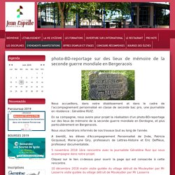 Site LP Jean Capelle de Bergerac - Rubrique Résidence journaliste