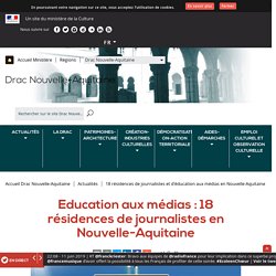 18 résidences de journalistes et d'éducation aux médias en Nouvelle-Aquitaine