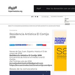 Residencia Artística El Cortijo 2018