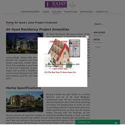 kamp sir syed residency l zone dwarka project features